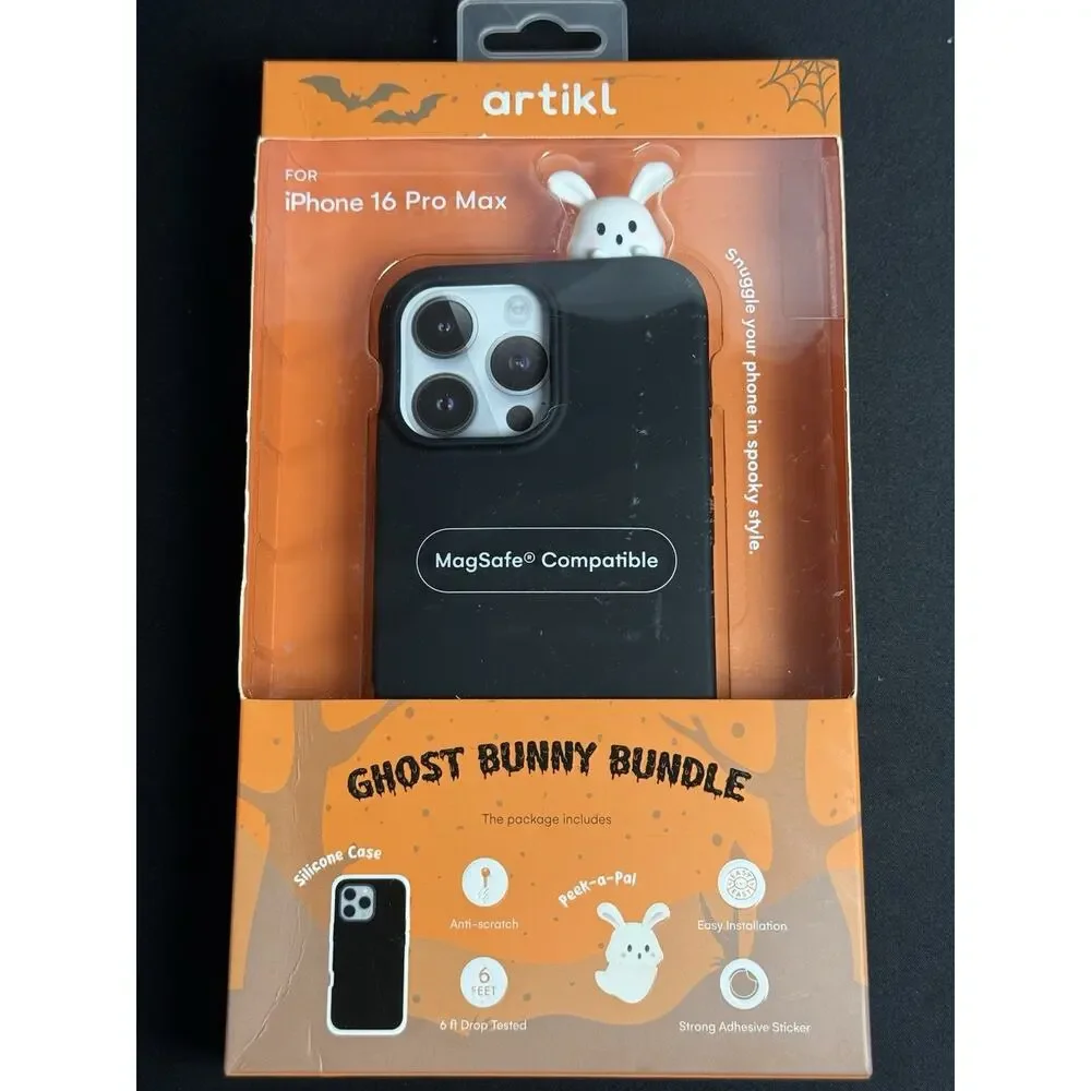 Artikl Ghost Bunny Bundle for the iPhone 16 Pro Max Silicone Case Ghost Bunny